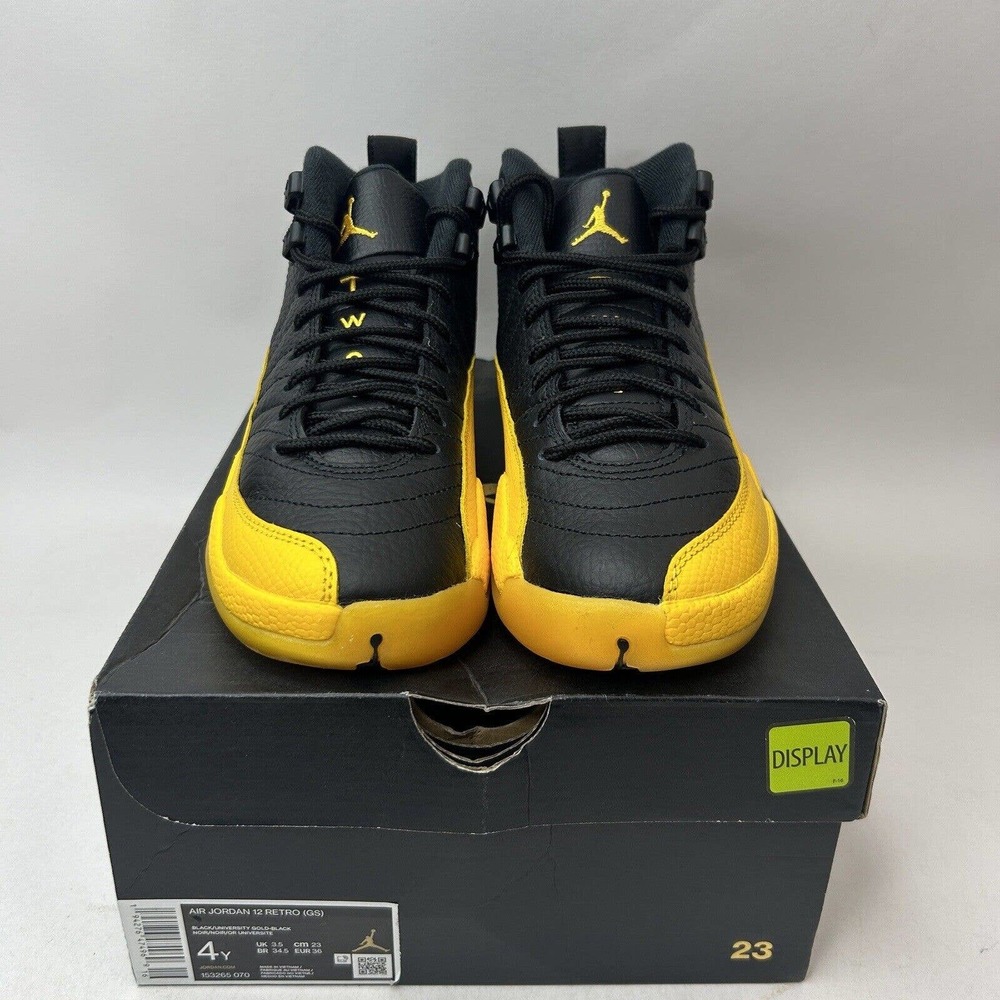 Nike Shoes Air Jordan 12 Retro GS “University Gold” 2023 - Picture 2 of 5